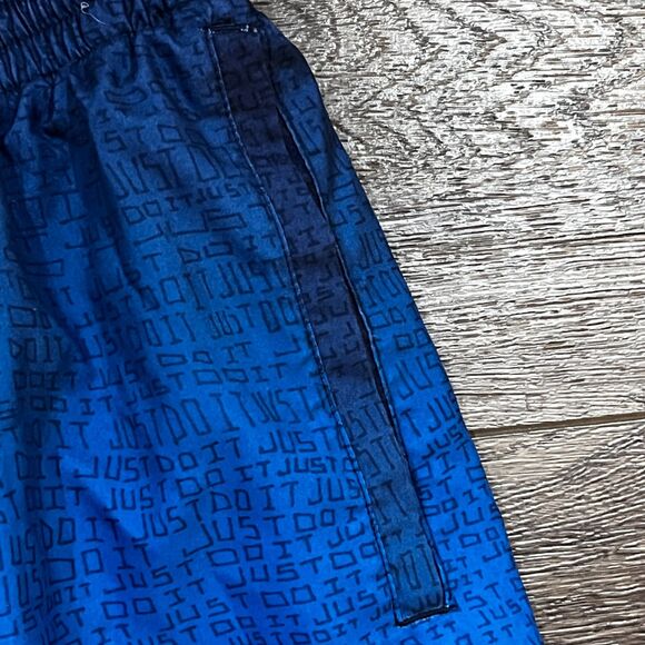 Nike Swim Blue Purple Ombre 9" Swim Trunks Shorts All Over Just Do It - Small - Picture 3 of 6
